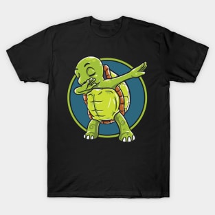 Funny dabbing turtle shirt perfect gift for men women kids T-Shirt